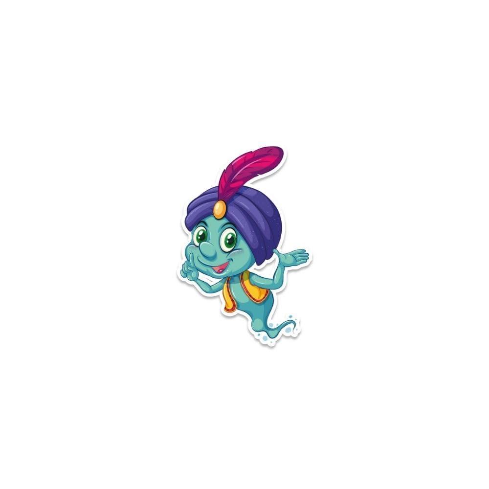 Haoser Aladdin Genie Cute Fridge Magnets-Pack of 5 (Best for Birthday Return Gifts)